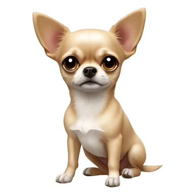 Mix chihuahua and pekinese  sticker
