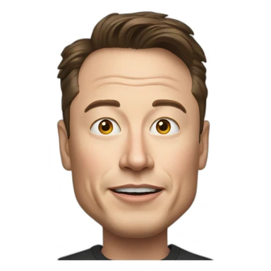 elon musk jaw dropping sticker