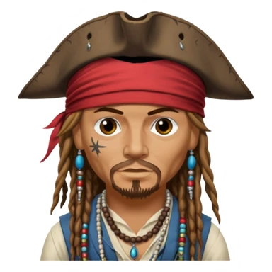 Captain Jack Sparrow sticker