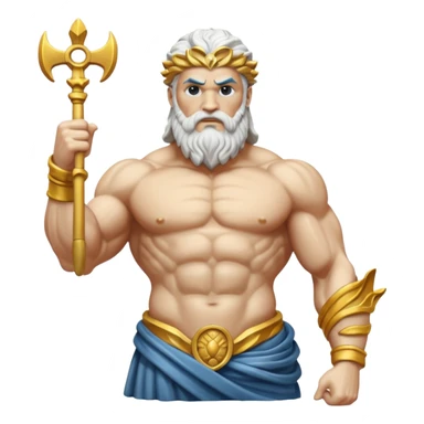 god zeus statue sticker