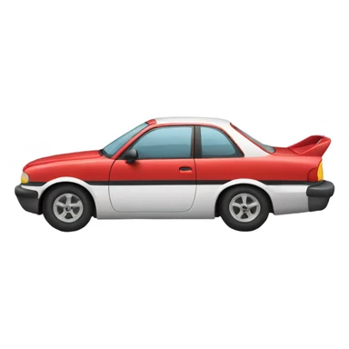 car going fast sticker