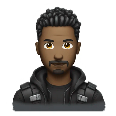 CYBERPUNK Man emoji sticker