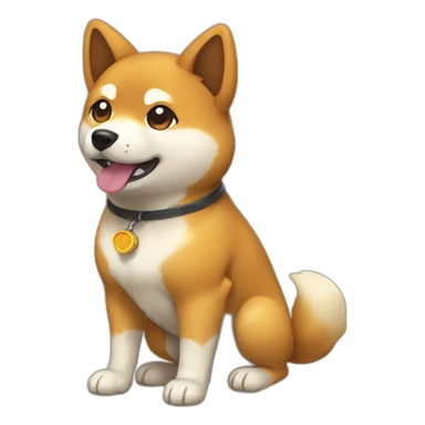 shiba pokemon sticker