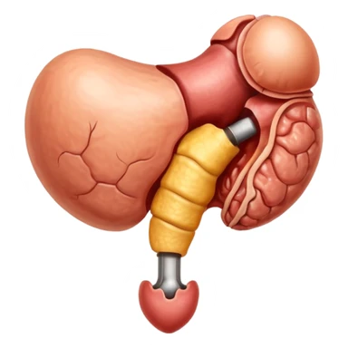 prostate with warning sign sticker