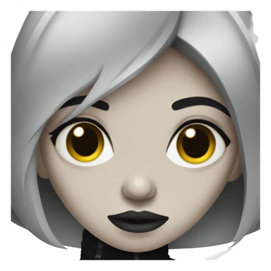 Sick goth girl sticker