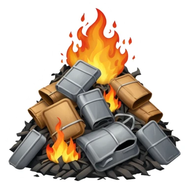 BURN TRASH sticker