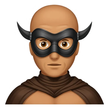 bdsm slave leather mask fullhead on man  sticker