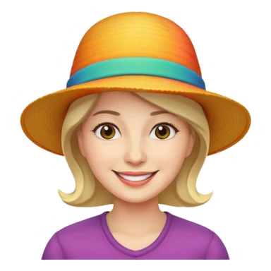 Mother with Hats sticker