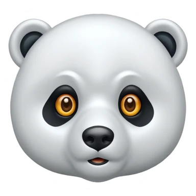 Puedes hacer un oso polar el cual este con un ojo cerrado y el otro abierto  sticker