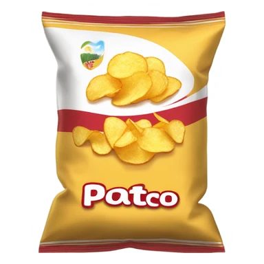 potato chips bag sticker