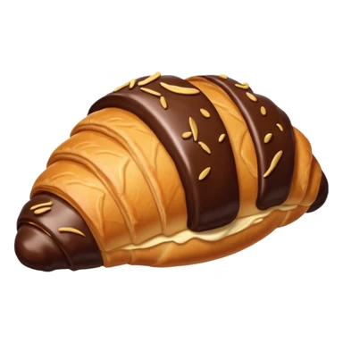 croissant chocolate sticker
