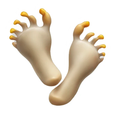 duck feet sticker
