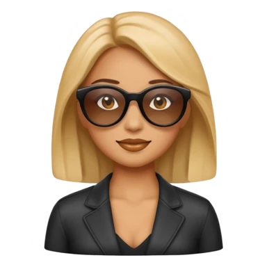 un emojie bad bitch sticker