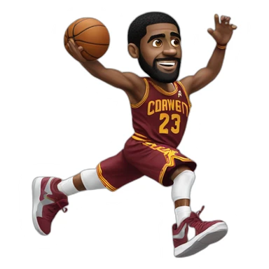 Flying Kyrie irving sticker