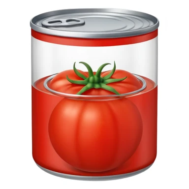 Glass cannned tomato  sticker