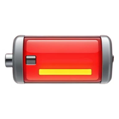 Low Battery sign sticker