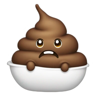 poop that is pooping sticker