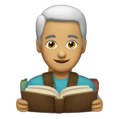 Turk read a book sticker