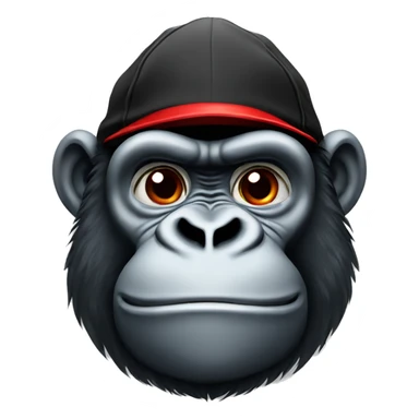 gorilla with red hat sticker