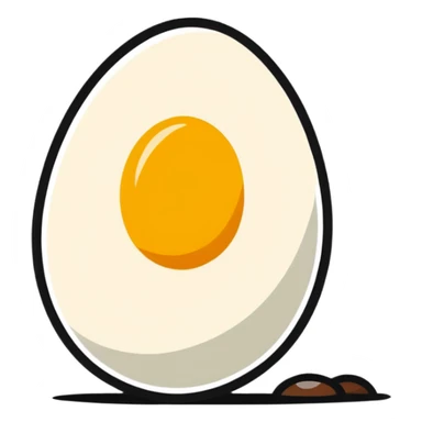 soft boiled egg sticker