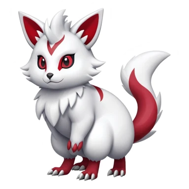 Shiny Furret-Absol-Zangoose-Hybrid (Full body) sticker