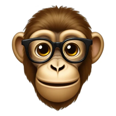 monkey with glasses and dolce & Gabbana clothing sticker
