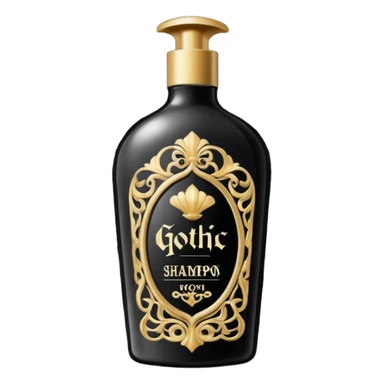 gothic shampoo sticker
