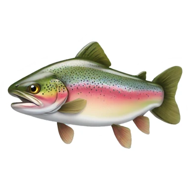 Rainbow trout sticker