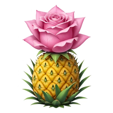 rose pineapple  sticker