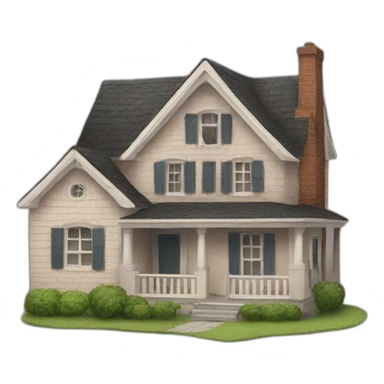 house, where as emoji means cursed sticker