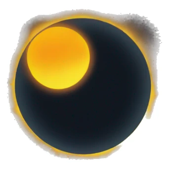 eclipse solar sticker