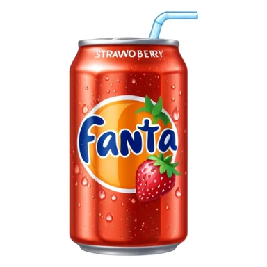 Sparkle strawberry Fanta  sticker