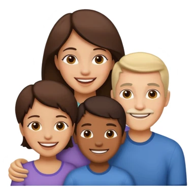 Happy family sticker