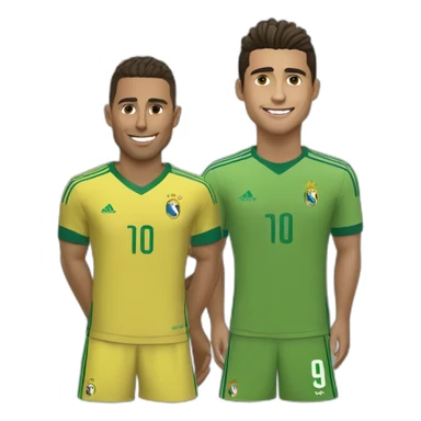 Ronaldo and Massi sticker