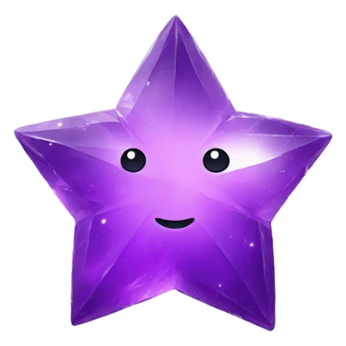 amethyst star gem sticker