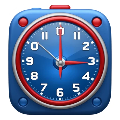timer nfl blue (#00A3E0) and red (#F9423A) sticker