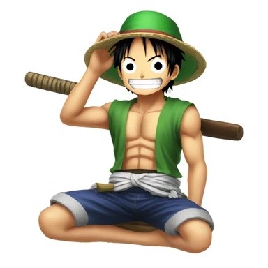 Luffy zoro sticker