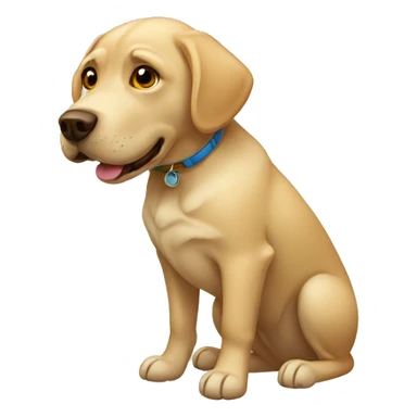 labrador with 6 legs sticker
