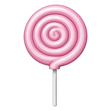 Pale pink lollipop  sticker