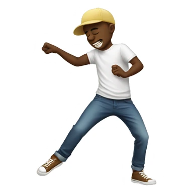 Boy dabing sticker