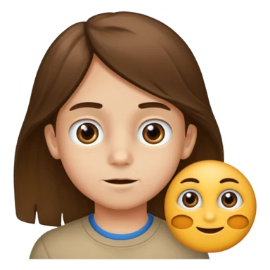 QUIERO QUE ME HAGAS A UN NIÑO DE 6 AÑOS, TIENE LA MELENITA UN POCO LARGA, LA CARITA ESTRECHA Y MOFLETES MUY BONITOS, OJOS MARRONES Y IEL CLARA sticker