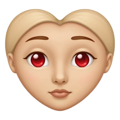 heart shaped nostril  sticker