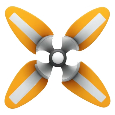 3 blade propeller  sticker