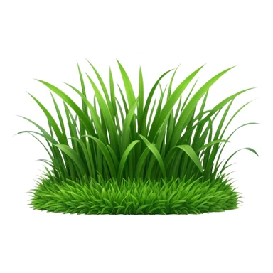 generate realistic detailed grass in 3d style sticker