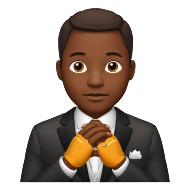 hombre afroamericano casado  sticker