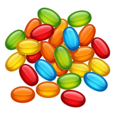 Healthier growth and better concentration with Omega 3 candy. sticker