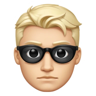 Drago lentes negros  sticker