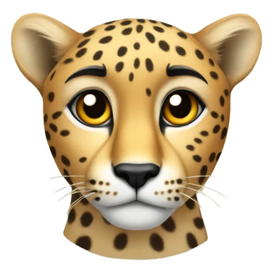 A cheetah sticker