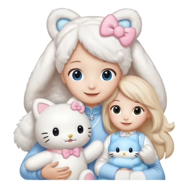 Cinamoroll hello kitty sticker