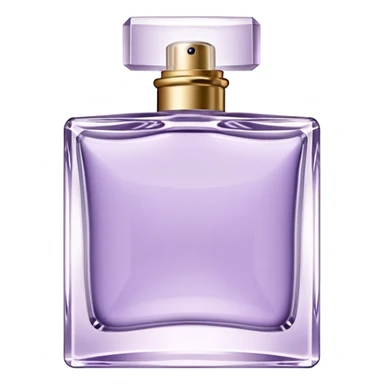 Perfume Bottle in square shape – Soft Lilac, the width and height of perfume bottle must be equal in size sticker